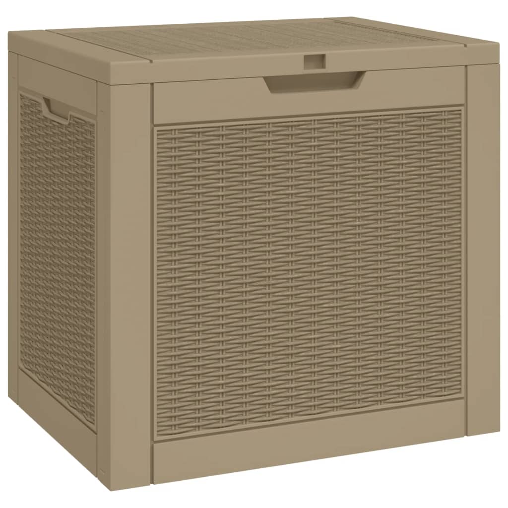 Gartenbox Schwarz 55,5x43x53 cm Polypropylen