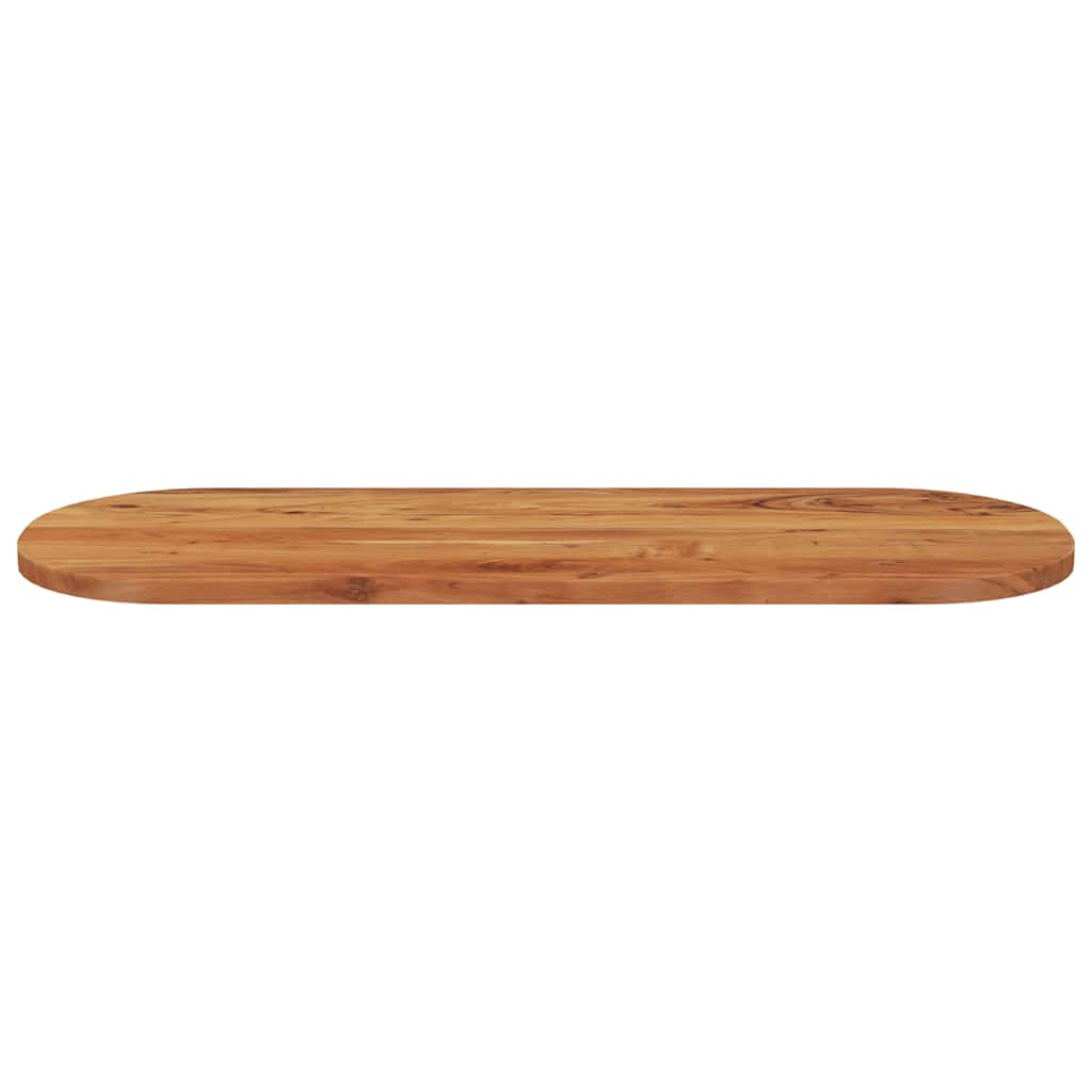 Tischplatte 110x40x2,5 cm Oval Massivholz Mango