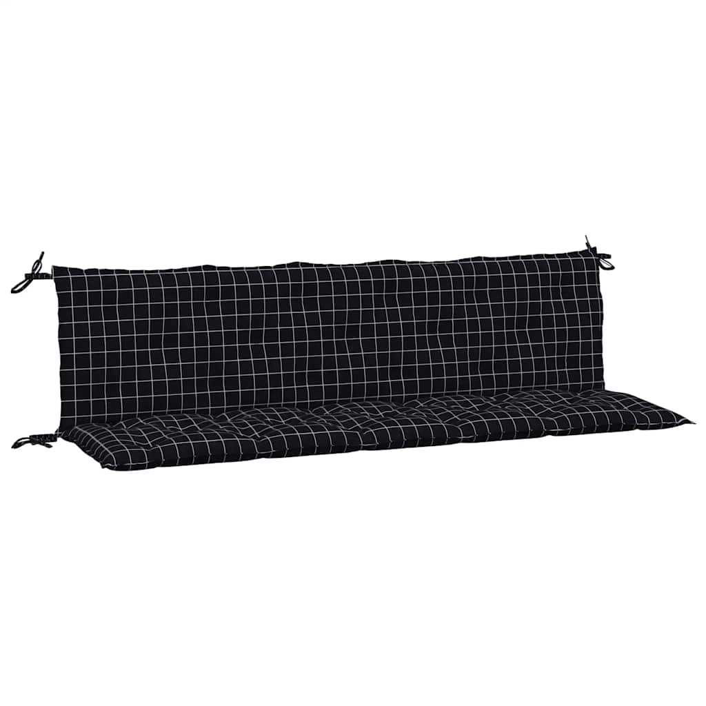 Gartenbank-Auflage Anthrazit 100x(50+50)x7 cm Oxford-Gewebe