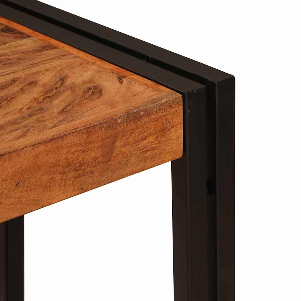 Konsolentisch Braun 120 x 33 x 75 cm Massivholz Akazie