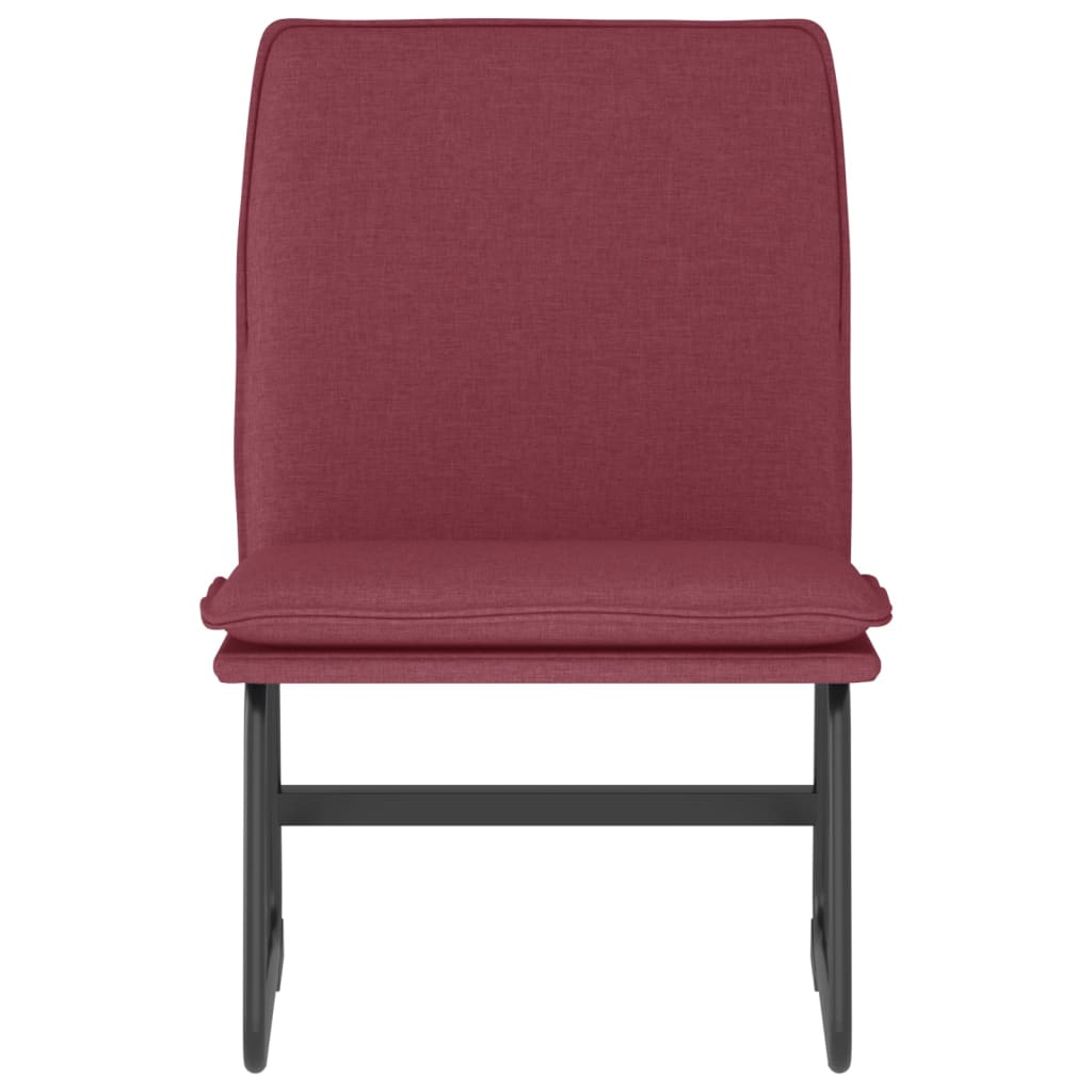 Loungesessel Hellgrau 52x75x76 cm Stoff