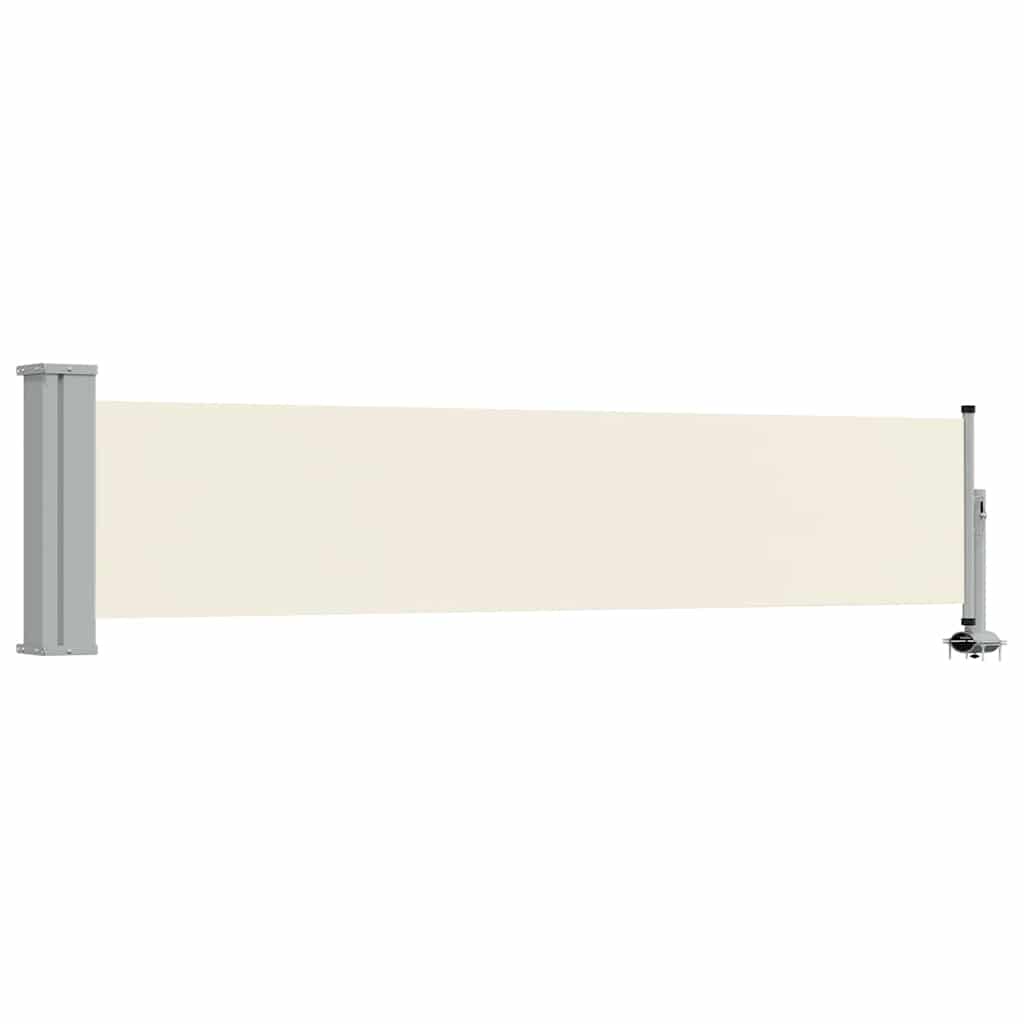 Seitenmarkise 60 x 300 cm 100% Polyester Eisen Stahl