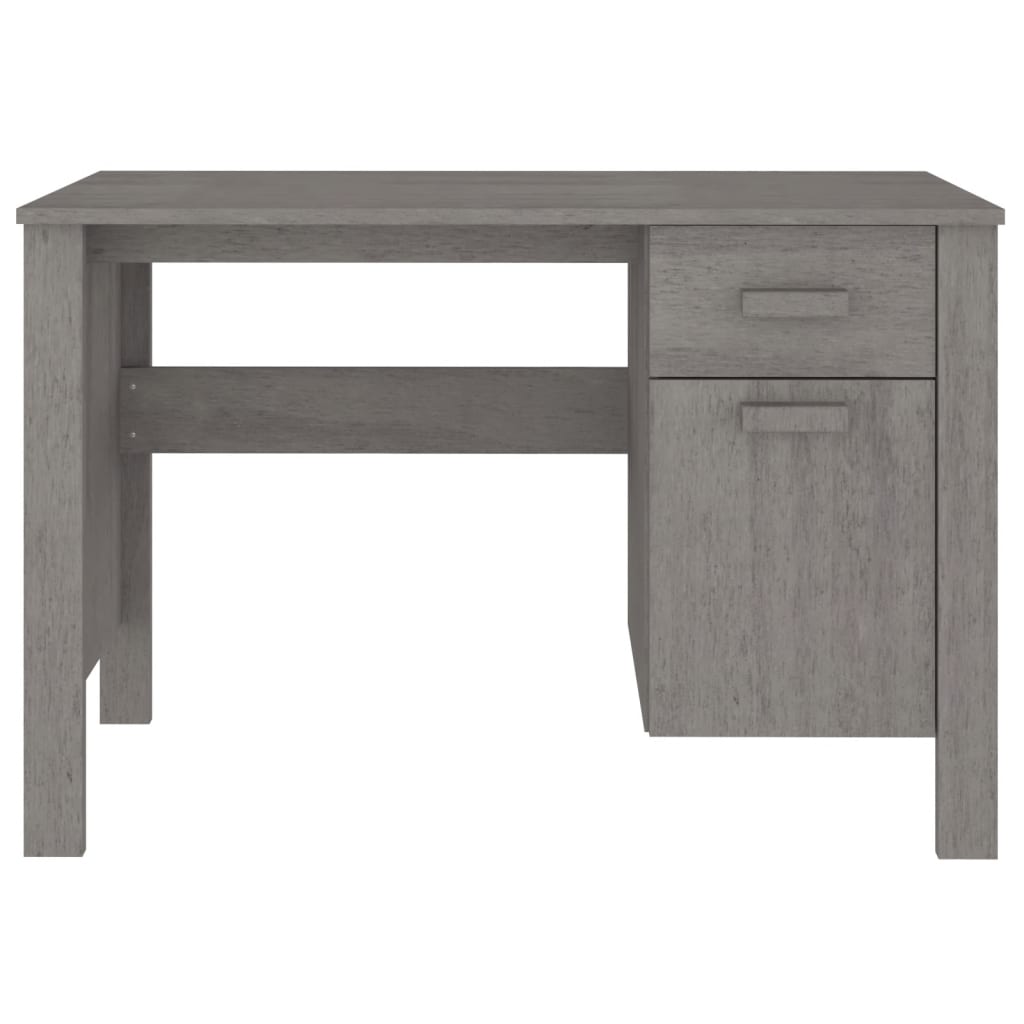 Schreibtisch HAMAR Honigbraun 113x50x75 cm Massivholz Kiefer