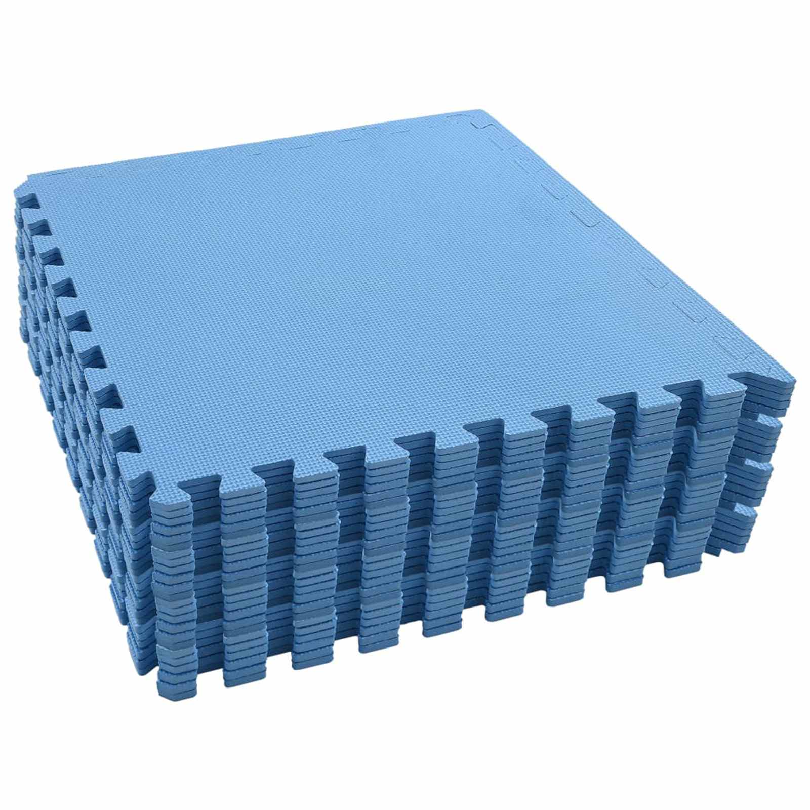 Pool Bodenteppich 6 pcs Schwarz 2,16 ㎡ EVA-Schaum