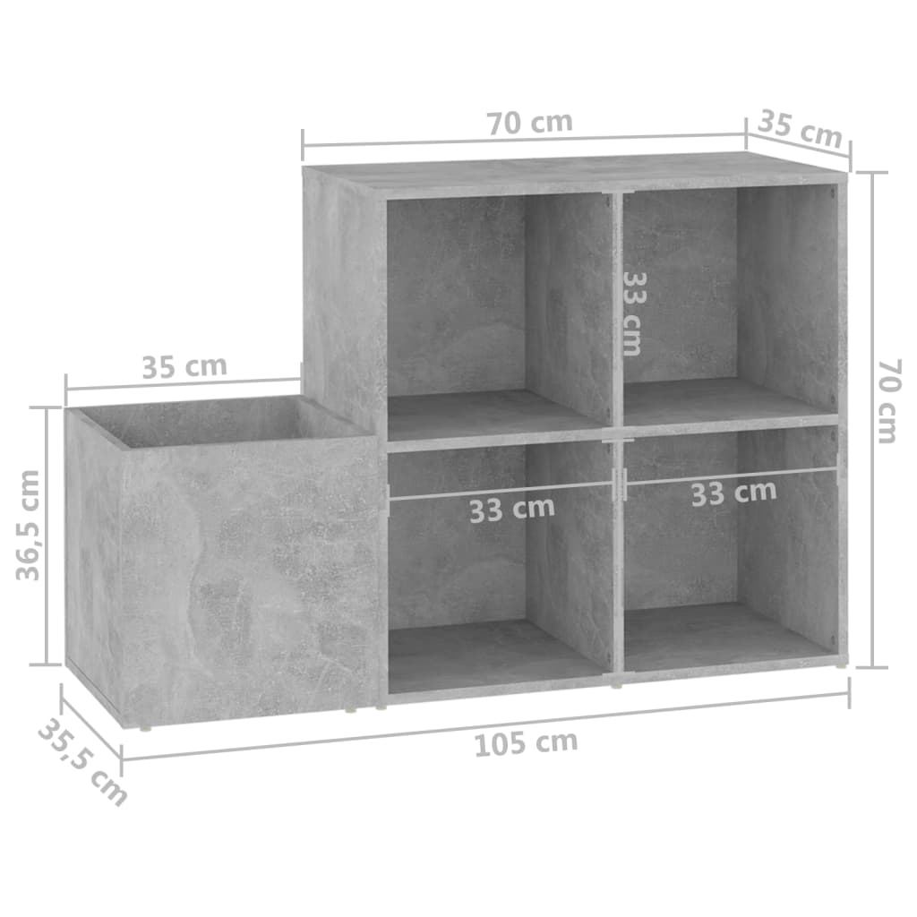 Flur-Schuhschrank Weiß 105x35,5x70 cm Holzwerkstoff