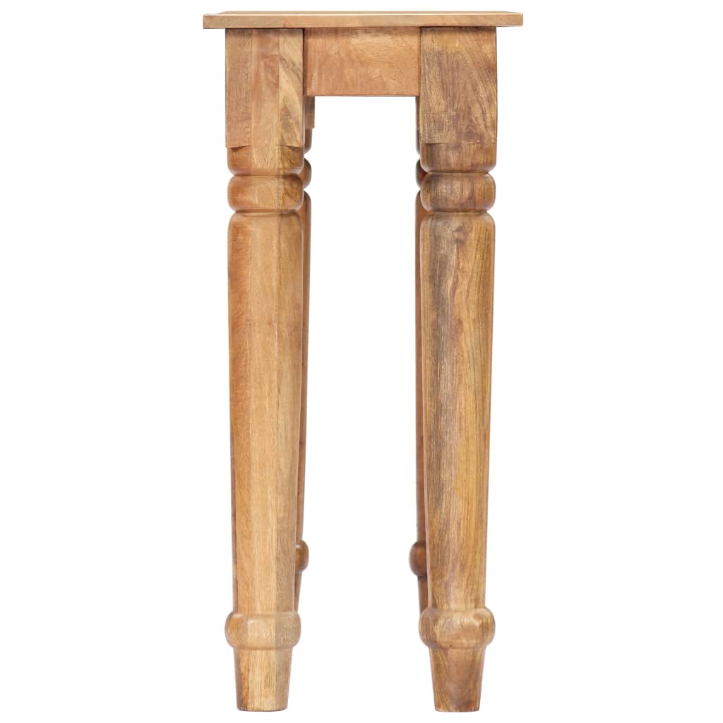 Beistelltisch 43×43×40 cm Massivholz Mango