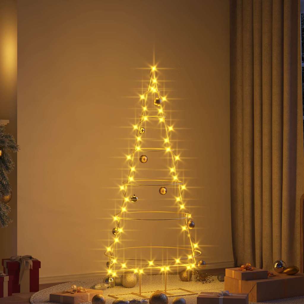 Metall-Weihnachtsbaum Deko Schwarz 60 cm