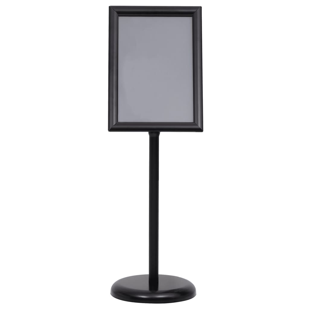 Plakatständer 2 pcs Schwarz 45 x 32,7 x 108 cm Aluminium