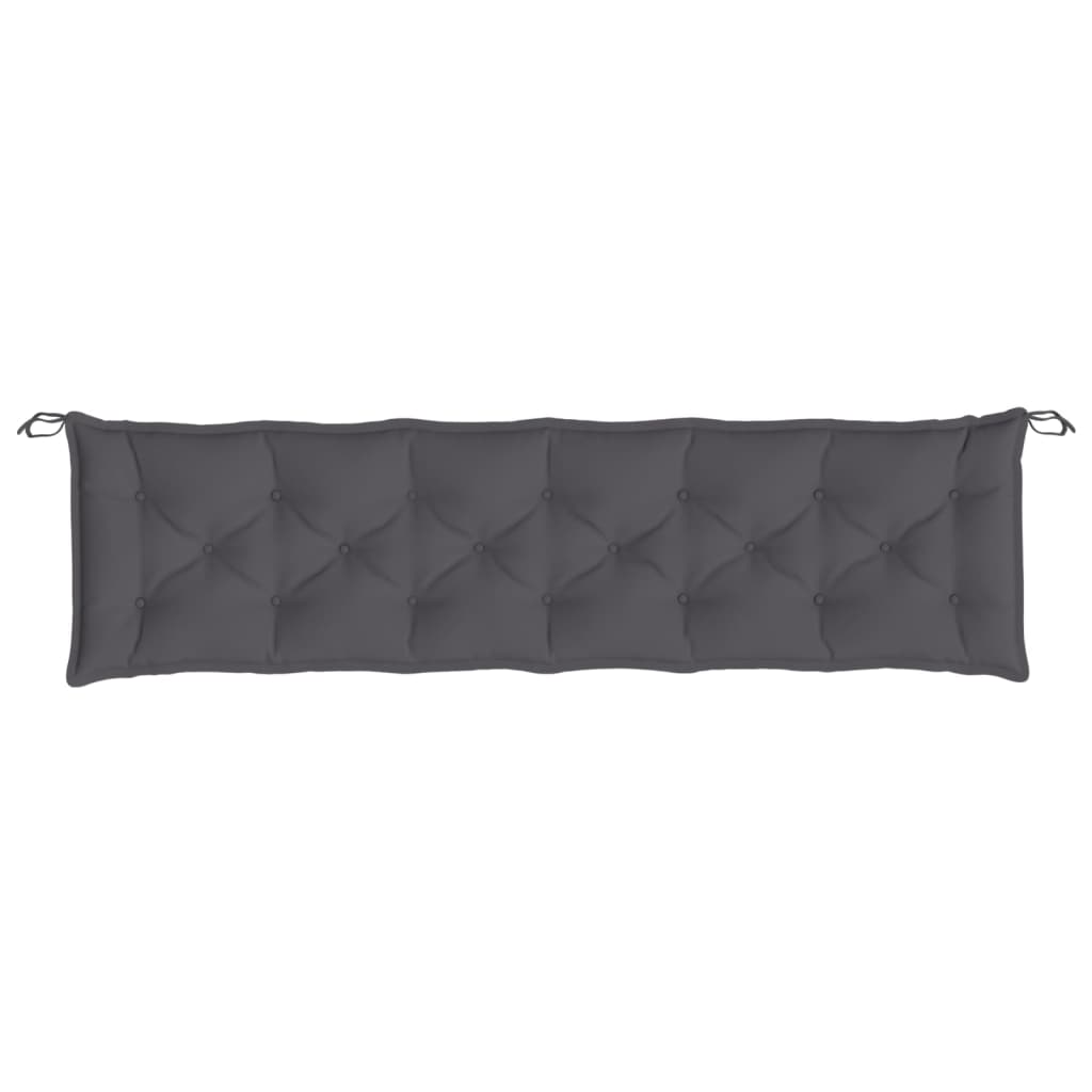 Gartenbank-Auflage Anthrazit 100x50x7 cm Oxford-Gewebe