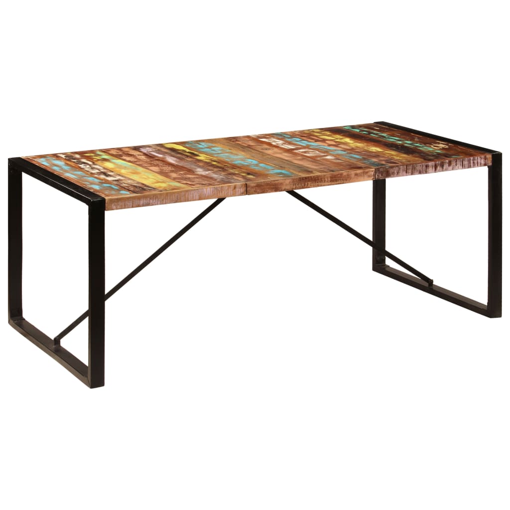 Esstisch 220x100x75 cm Massivholz Akazie