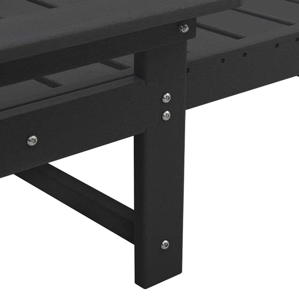 Sonnenliege 2 pcs Weiß 195,5 x 53 x 98,5 cm Polyethylen