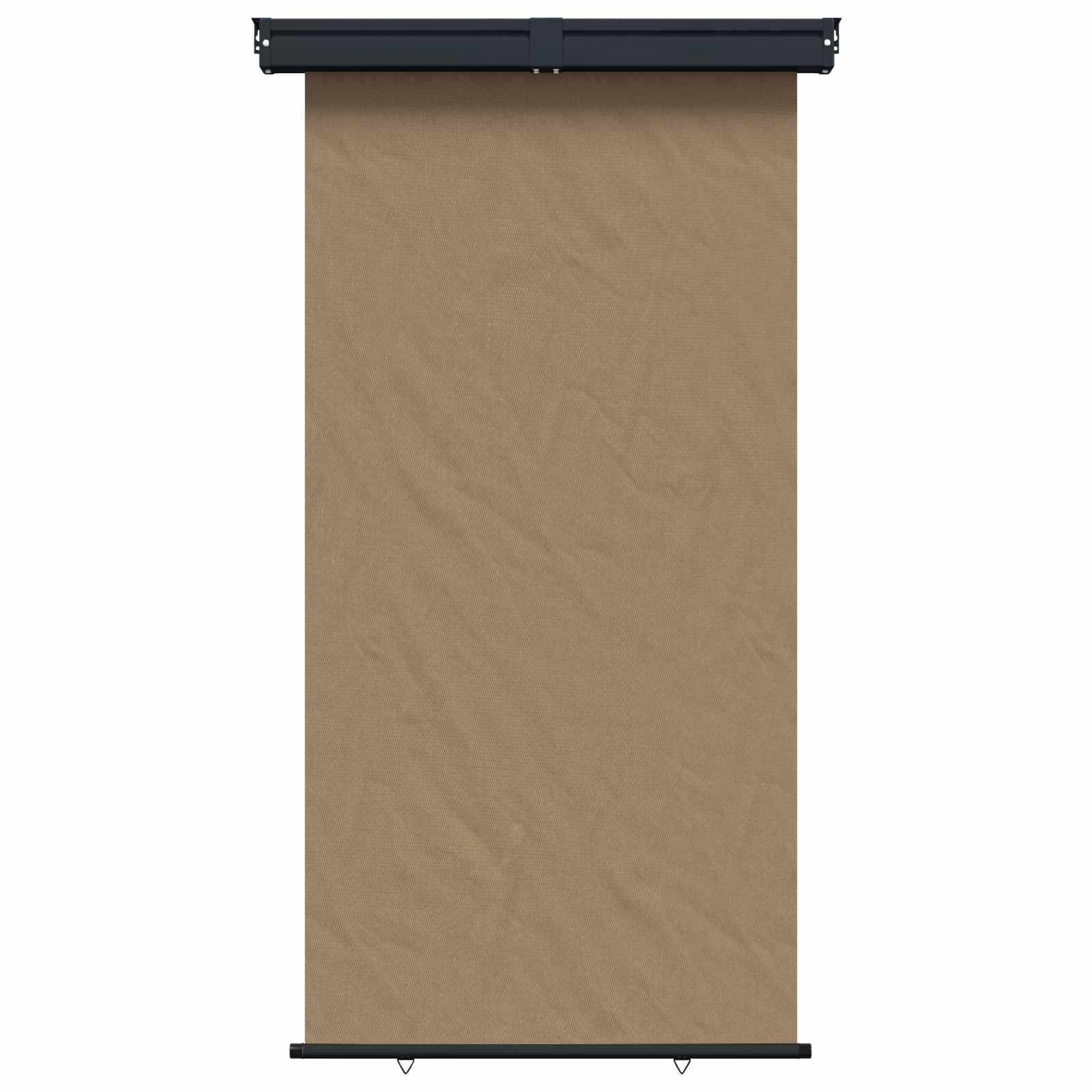 Balkon Seitenmarkise 60 x 250 cm 100% Polyester Eisen Stahl