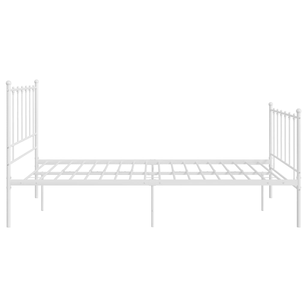 Bett Schwarz Metall 120x200 cm