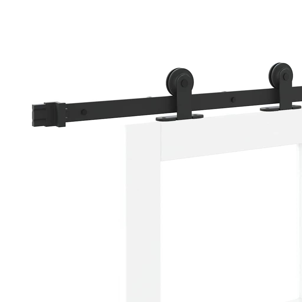 Schiebetür ORKDAL Natürlich und Schwarz 61 x 198,5 cm