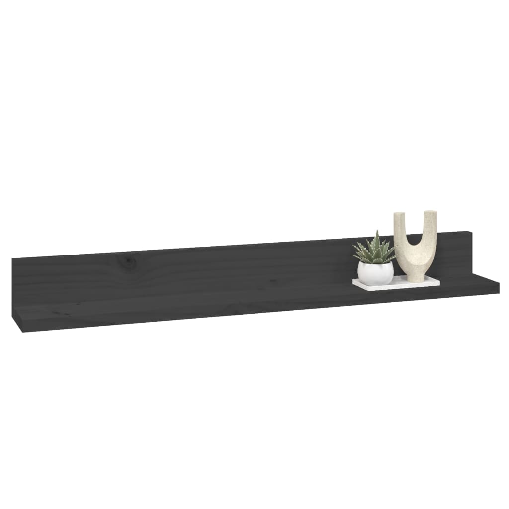 Wandregale 2 Stk. 50x11x9 cm Massivholz Kiefer