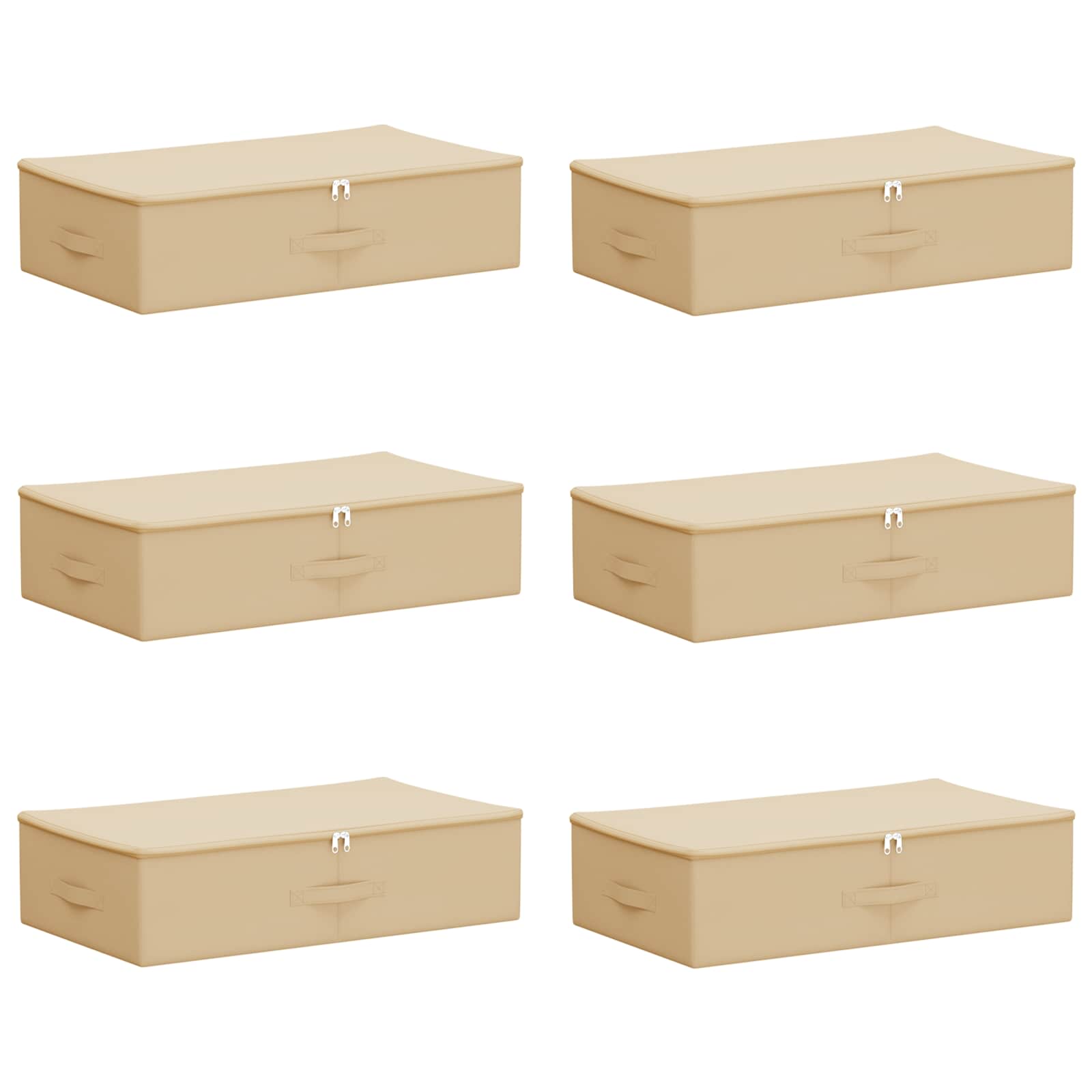 Aufbewahrungsbox Stoff 50x30x25 cm Anthrazit