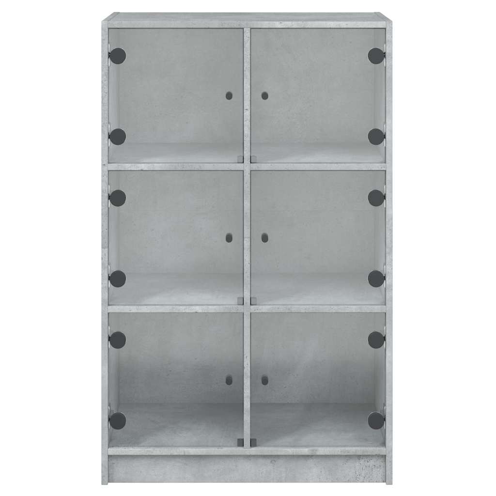 Bücherregal mit Türen Weiß 136x37x109 cm Holzwerkstoff
