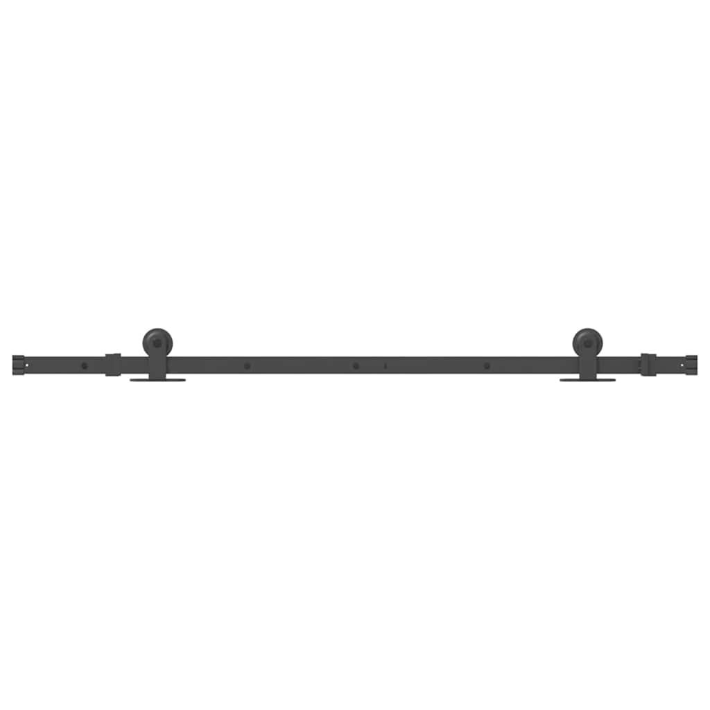 Schiebetürbeschlag-Set SKIEN 183 cm Stahl Schwarz