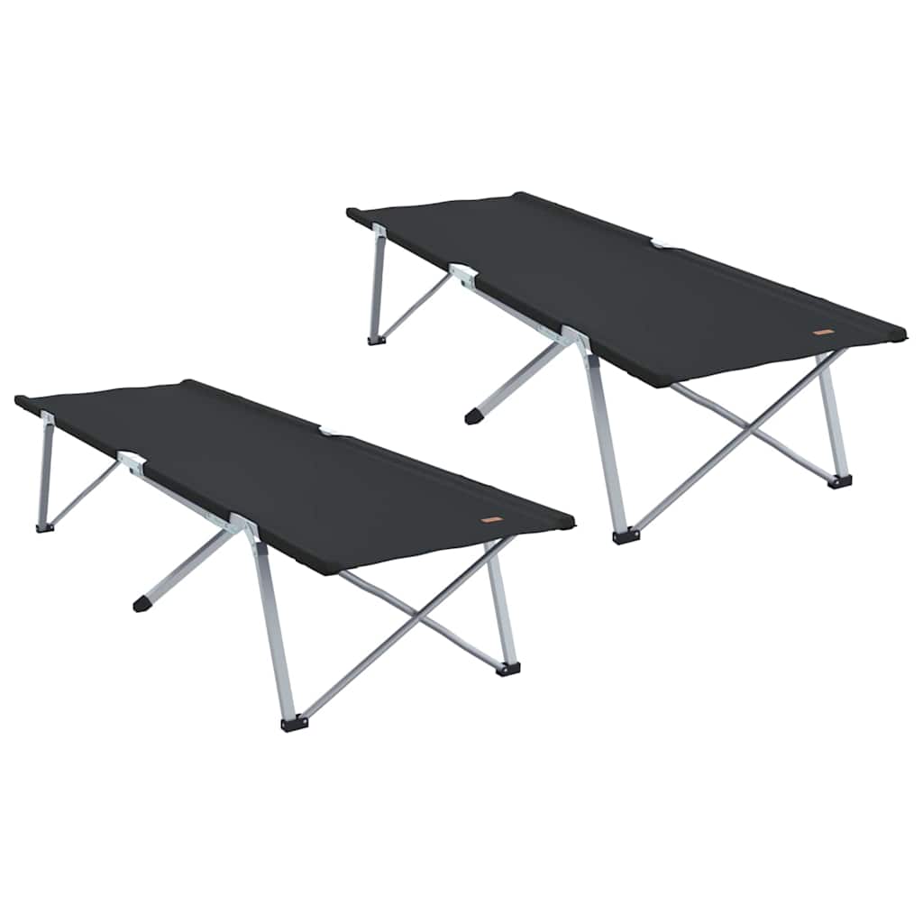 Klapp Schlafbett fürs Camping Blau 194 x 62,5 x 42,5 cm