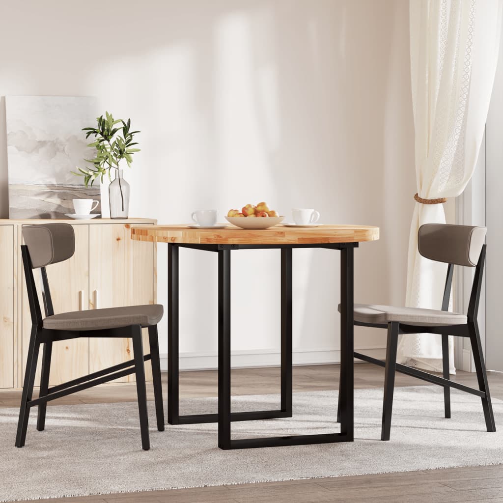 Tischplatte Rund Ø40x2 cm Massivholz Akazie