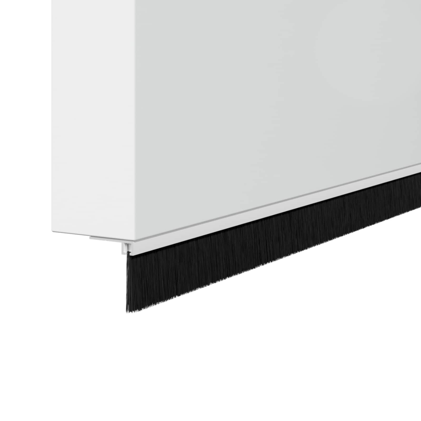 Aufsteck Türbürstendichtungen 2 pcs Braun 100 cm