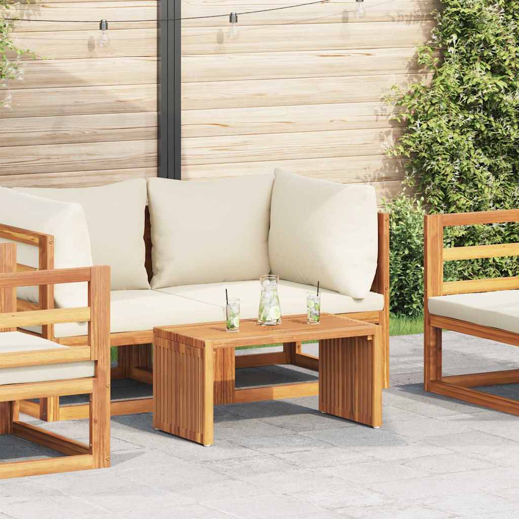 Garten-Beistelltisch 3 pcs Braun 33 x 44,5 x 51 cm
