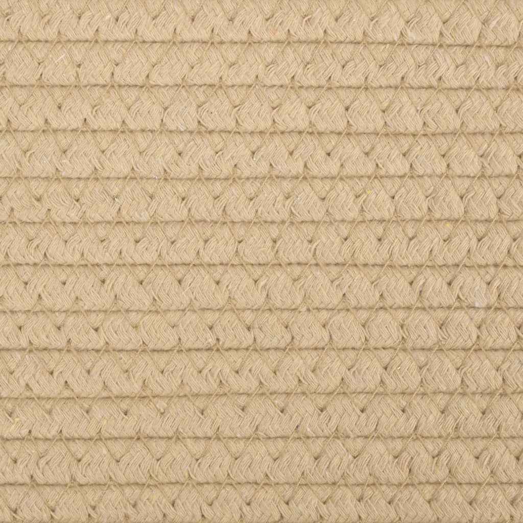 Wäschekorb Grau und Weiß Ø55x36 cm Baumwolle
