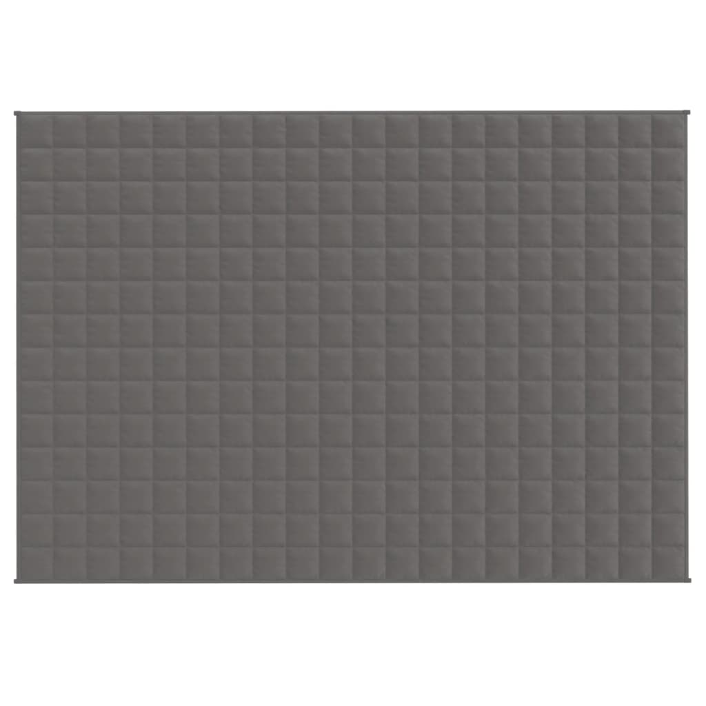 Gewichtsdecke Grau 122x183 cm 5 kg Stoff