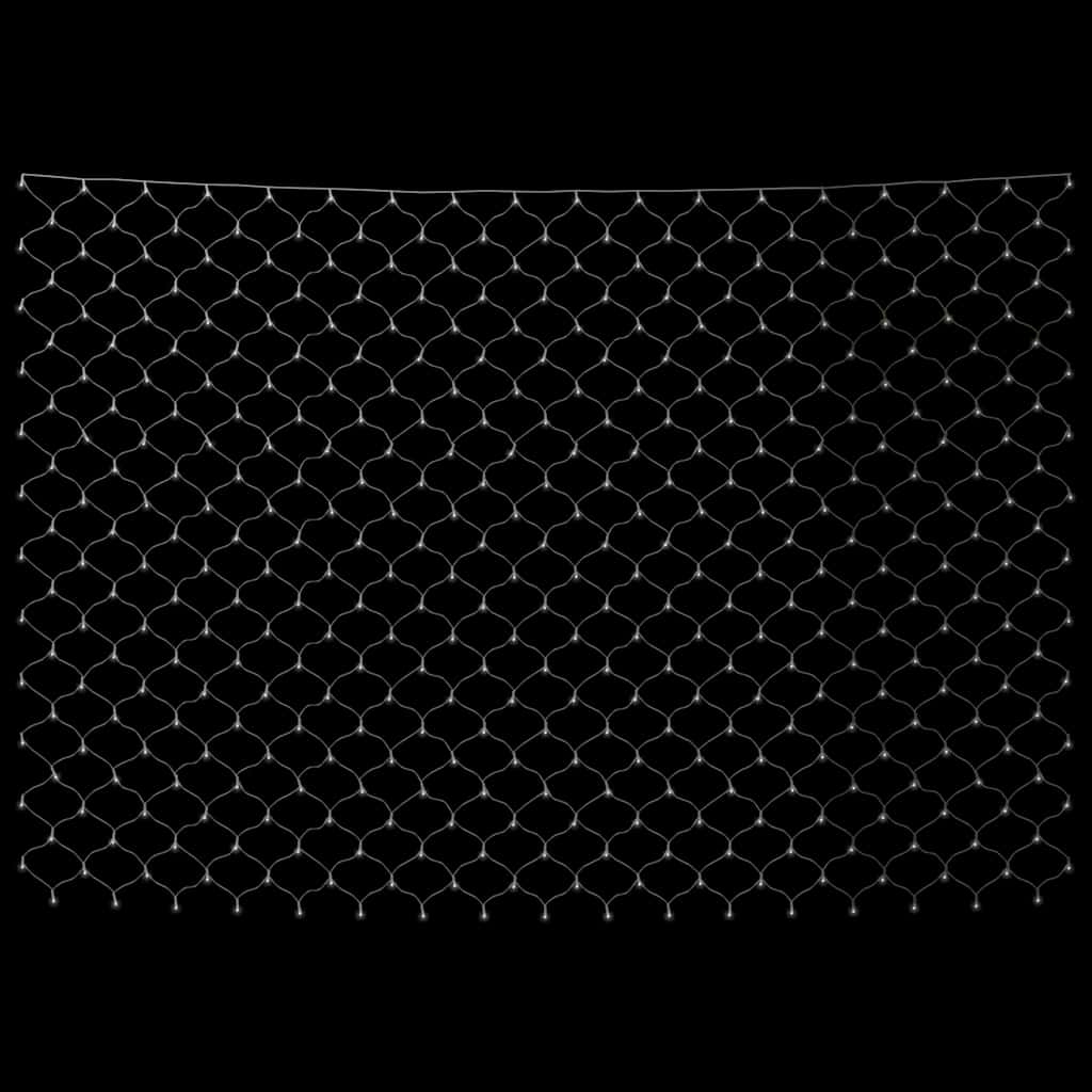 LED-Lichternetz Warmweiß 3x2 m 204 LEDs Indoor Outdoor