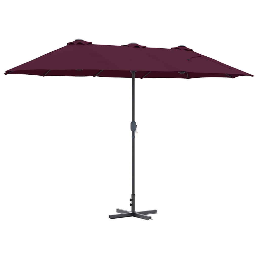 Garten-Sonnenschirm Sand 370 x 197 x 239 cm