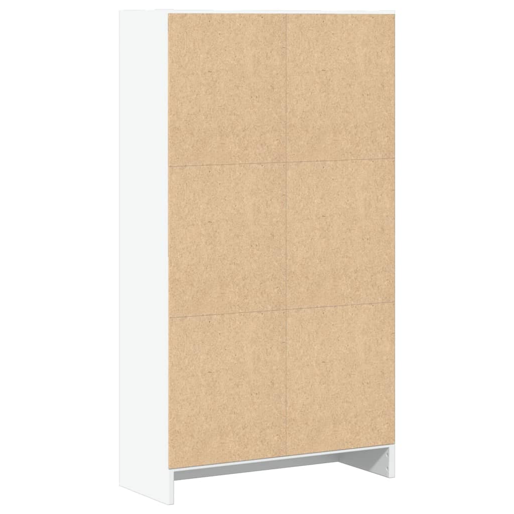 Bücherregal Weiß 40x24x75 cm Holzwerkstoff