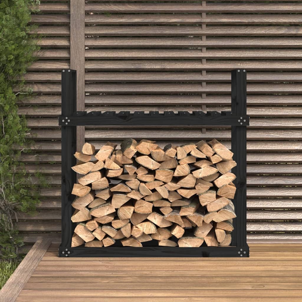 Kaminholzregal 110x35x108,5 cm Massivholz Kiefer