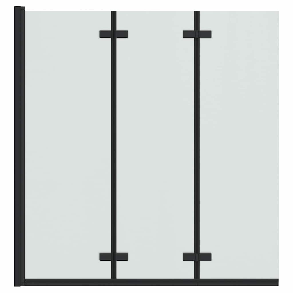 Faltbare Duschtrennwand Gold 130 x 138 cm