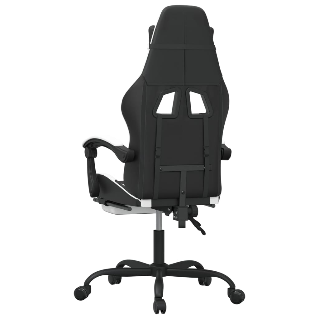 Gaming-Stuhl Schwarz und Golden Kunstleder