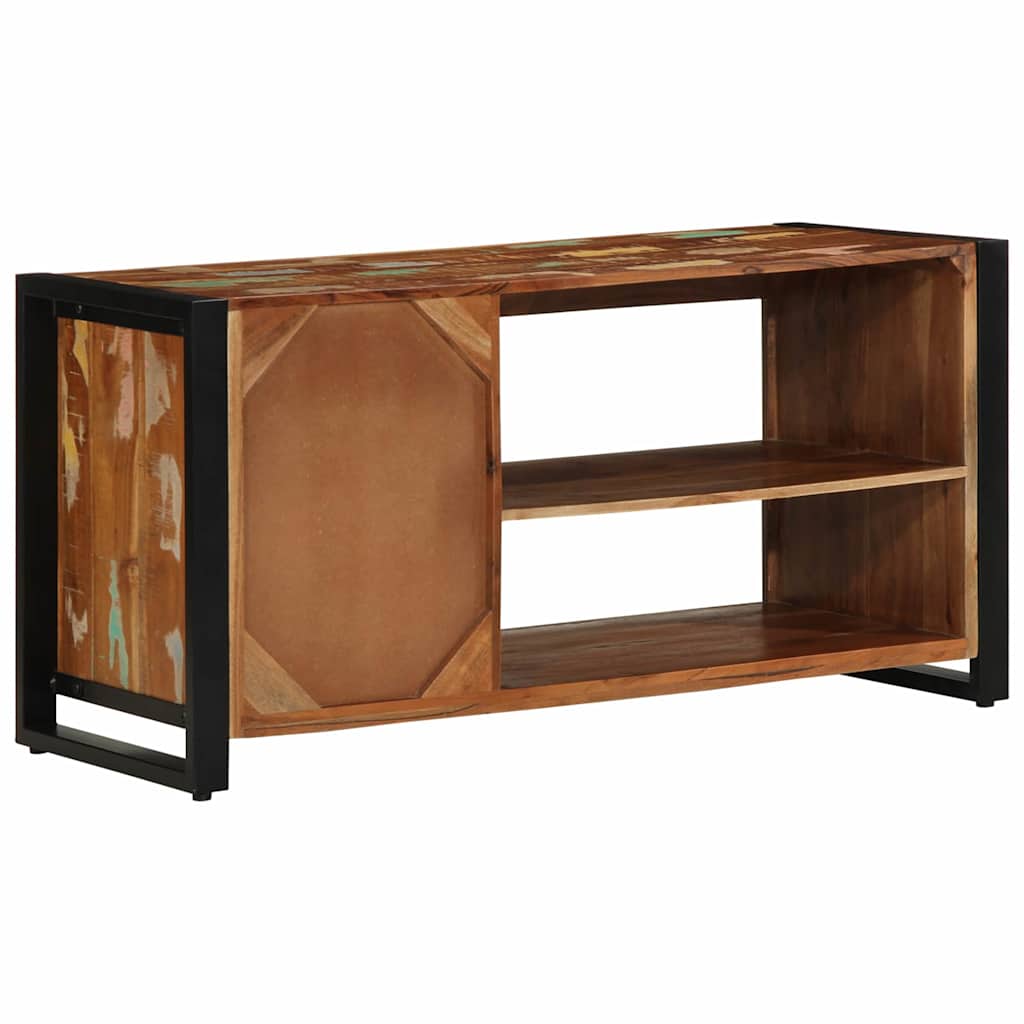 Schuhbank Braun 100 x 40 x 50 cm Massivholz Mango