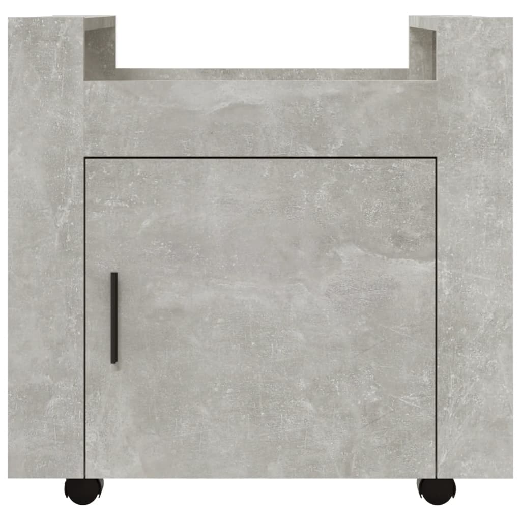 Bürowagen Weiß 60x45x60 cm Holzwerkstoff