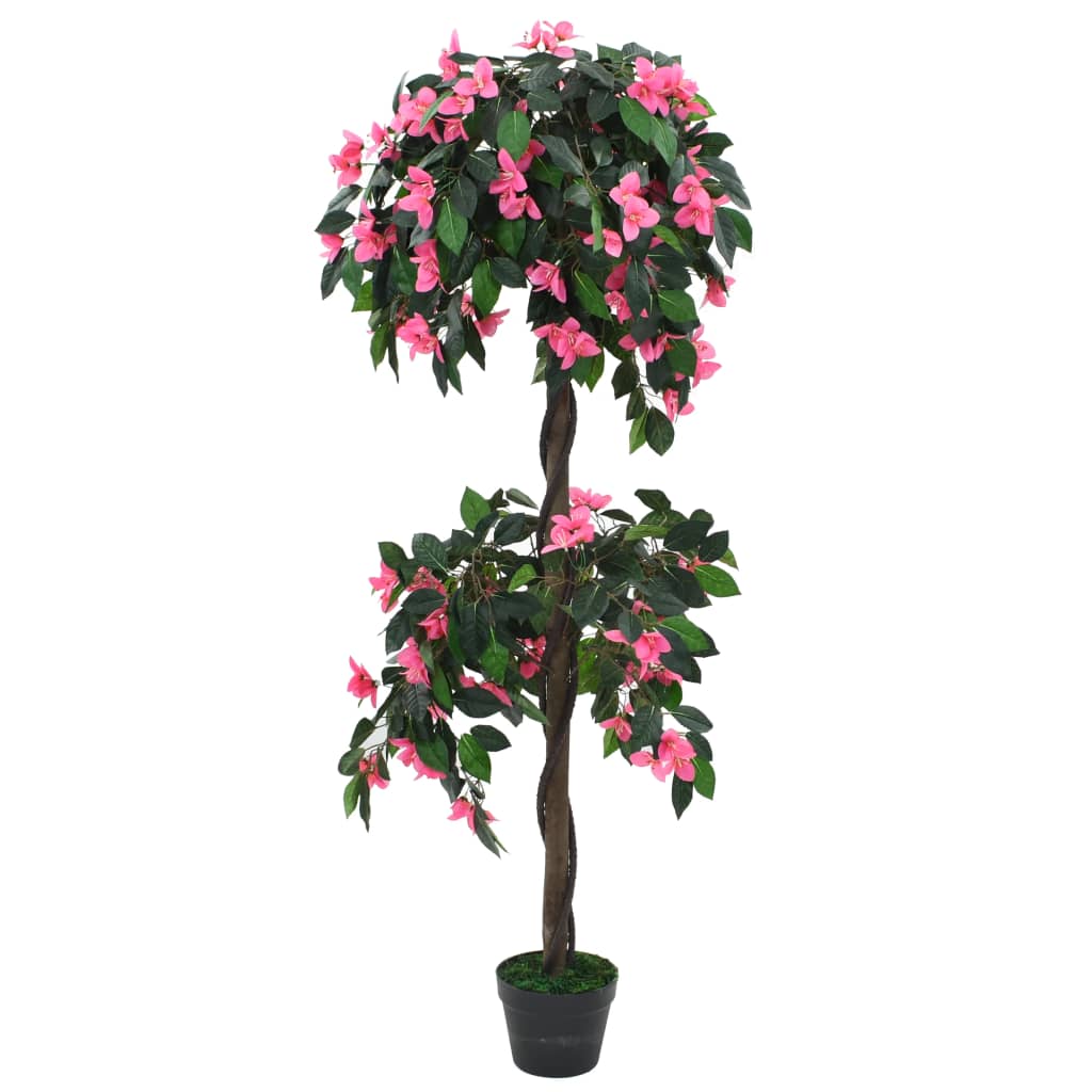 Künstliche Flamingoblume mit Topf 90 cm Rot und Gelb