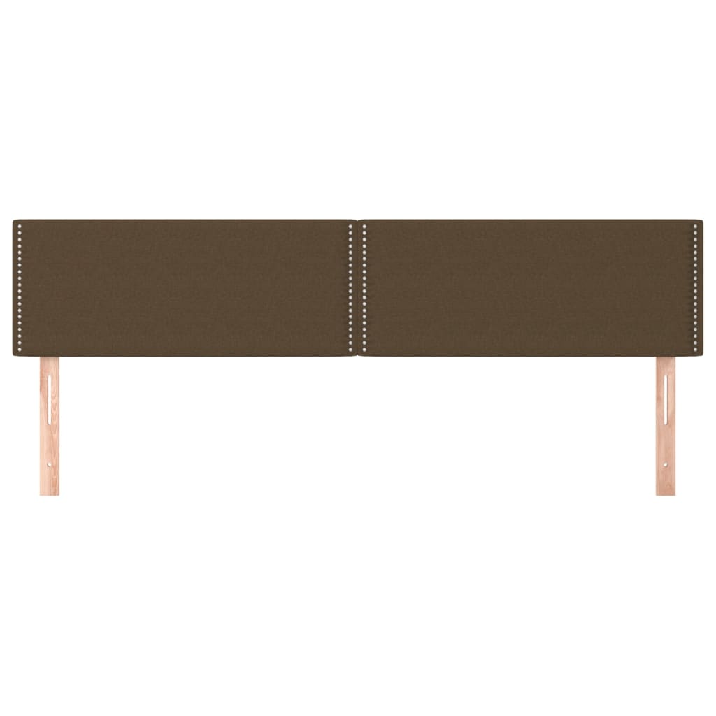 Kopfteil Dunkelgrau 80 x 5 x 118/128 cm Stoff