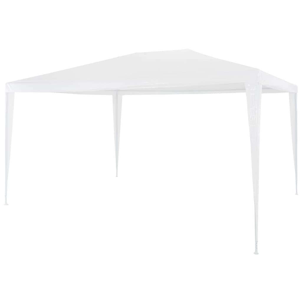 Partyzelt 400 x 300 x 255 cm Rot PE und Stahl