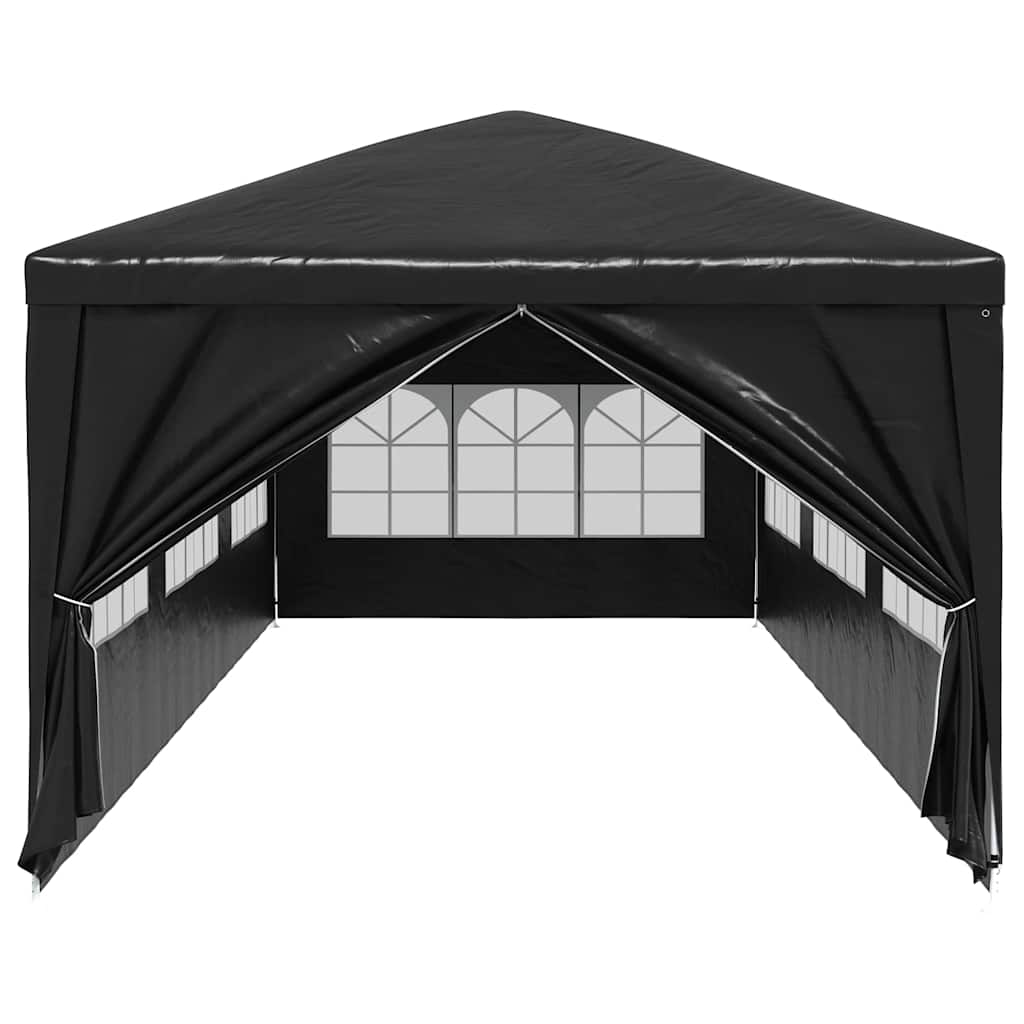 Party-Zelt 400 x 300 x 255 cm Rot PE und Stahl