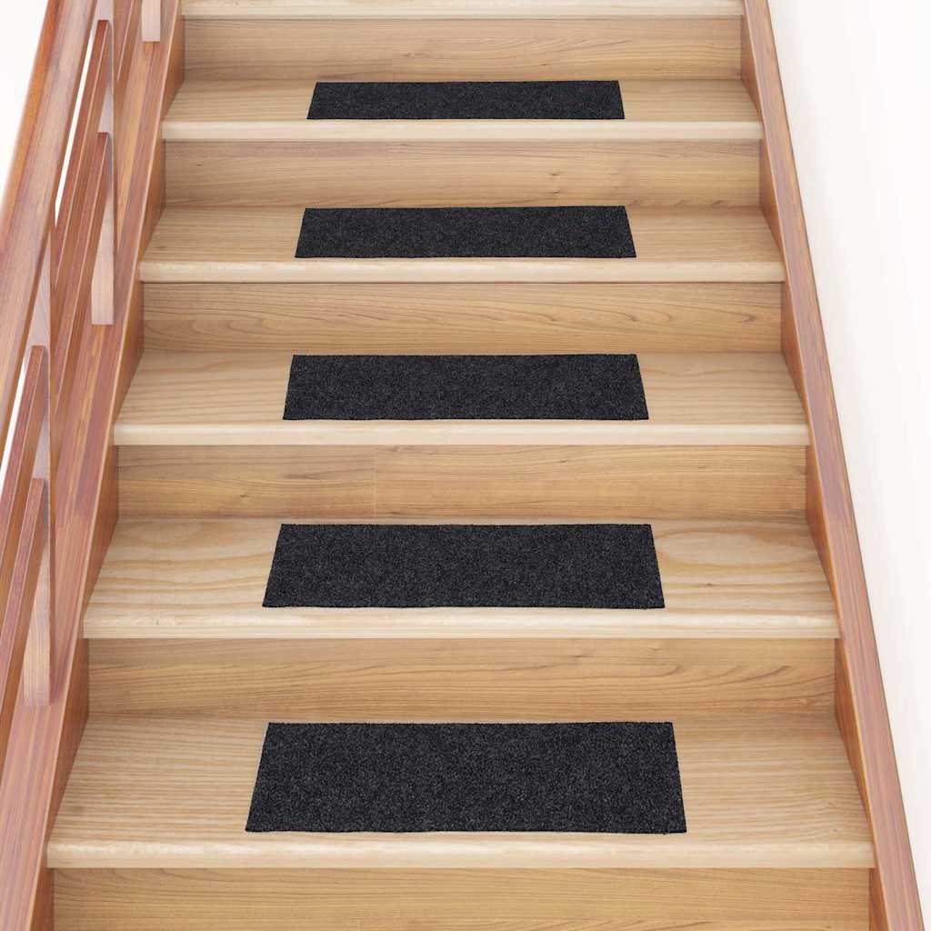 Stufenmatten Selbstklebend 15 Stk. 60x25 cm Hellbraun Rechteckig