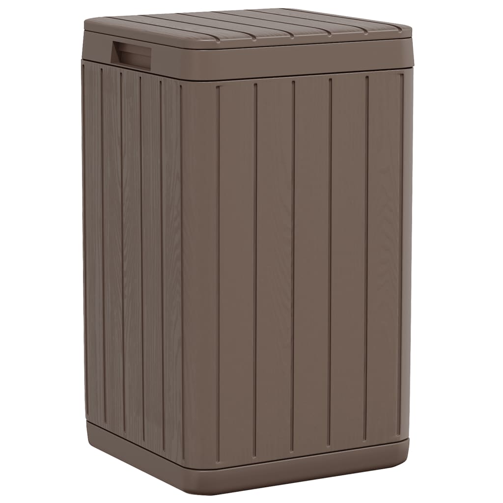 Outdoor-Mülltonne Anthrazit 38x38x65 cm PP