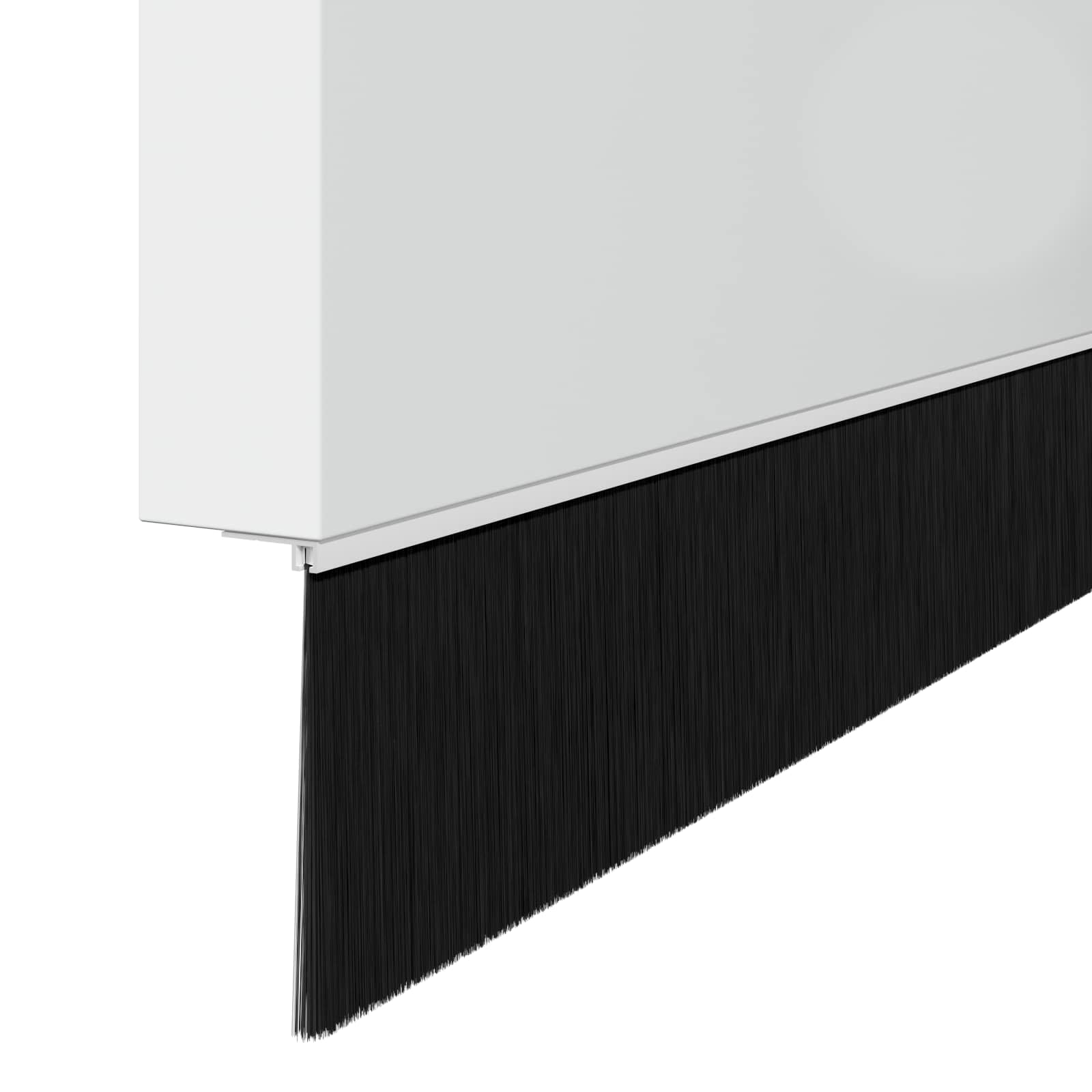 Aufsteck Türbürstendichtungen 2 pcs Braun 100 cm