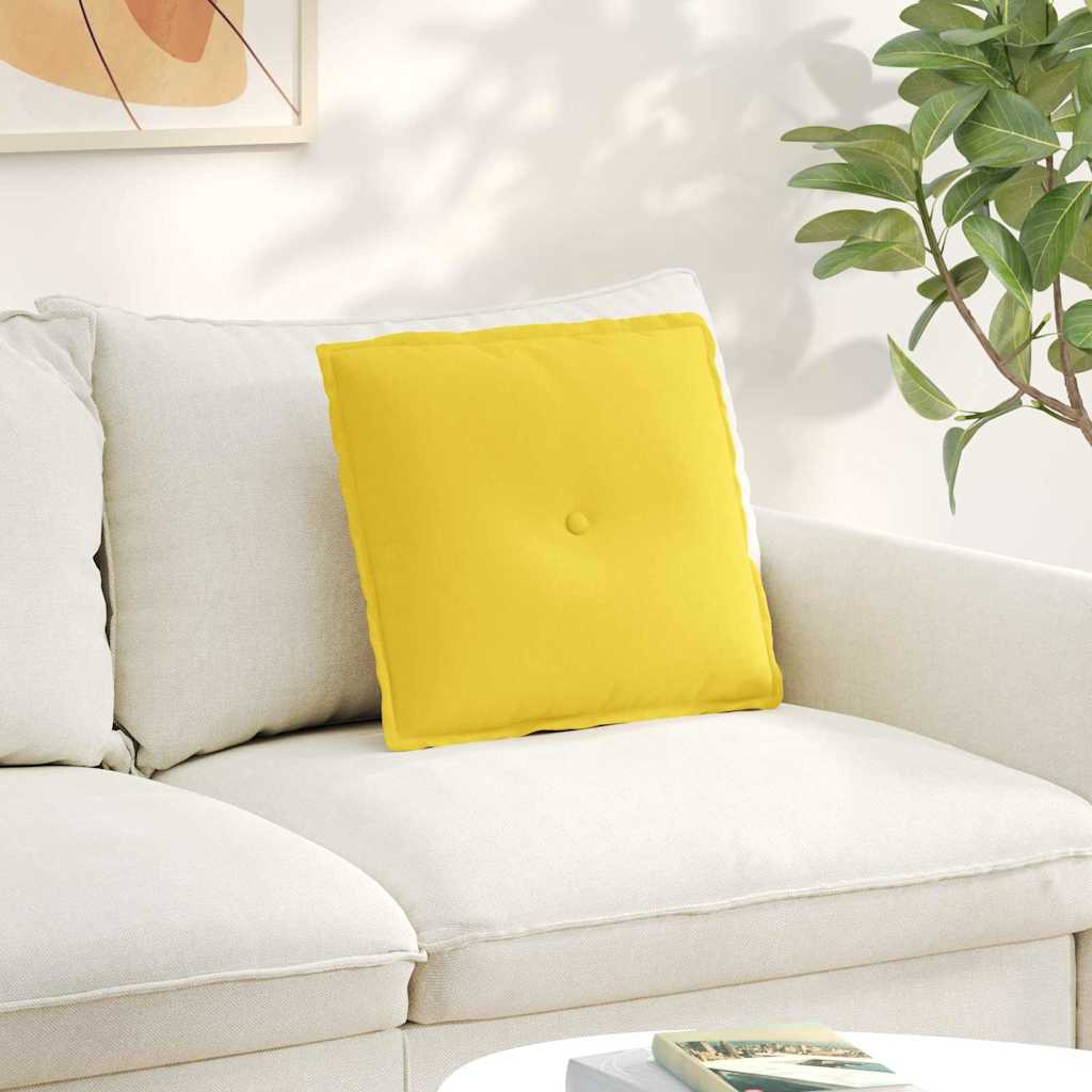 Rückenkissen Hellgrau 50 x 19 x 45 cm Stoff