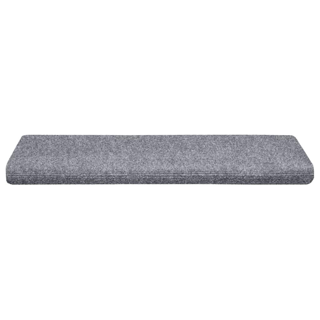 Stufenmatten Selbstklebend 15 Stk. 65x21x4 cm Hellbraun Rechteckiger Rand