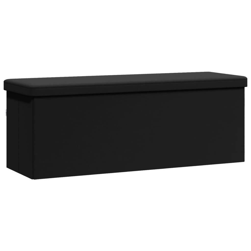 Faltbare Sitzbank mit Stauraum Weinrot PVC