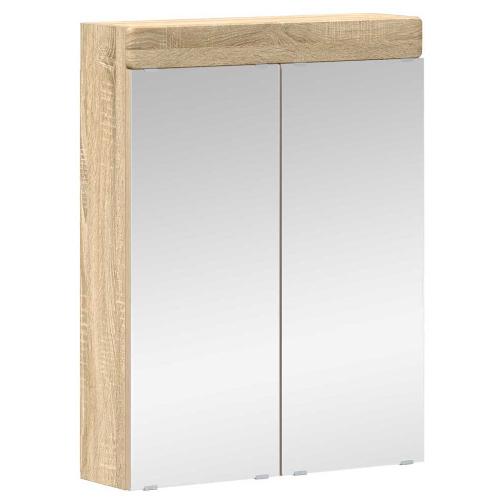 Badezimmermöbel-Set TULUM 2 pcs Weiß 60 x 34 x 63 cm