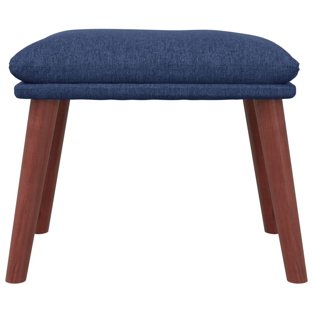 Fußhocker Hellgrau 45x29,5x35 cm Stoff