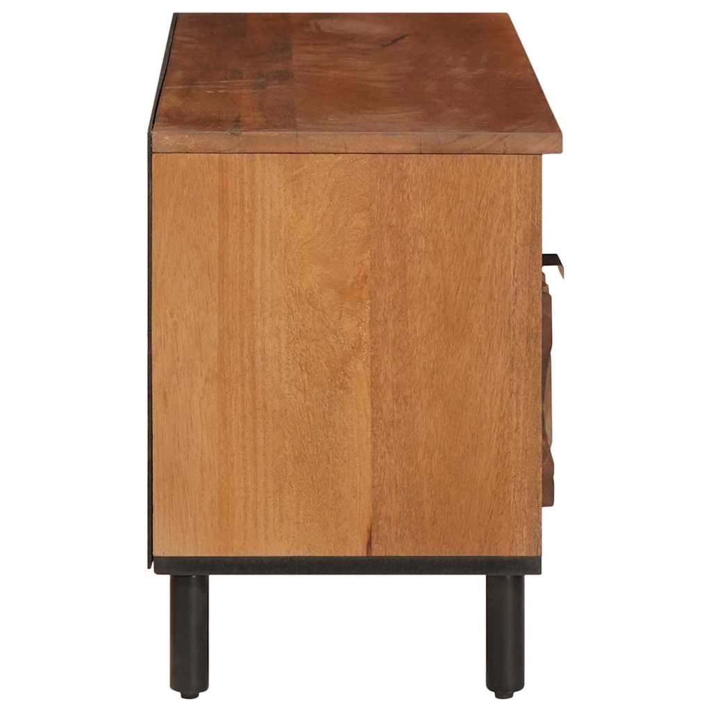 TV-Schränk Weiße gewaschene Oberfläche 100 x 33 x 46 cm