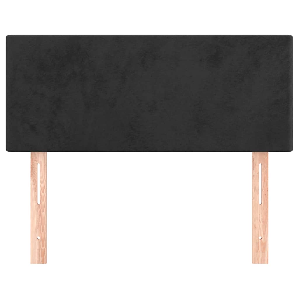 Kopfteil Hellgrau 80x5x118/128 cm Samt